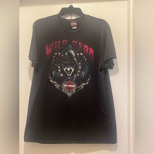 Harley-Davidson Wild Card Black Graphic T-Shirt